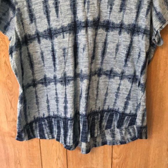 Style & Co Blue Tie Dye Plus Sized Tee Shirt 2X - Picture 5 of 12